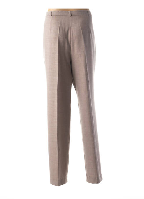 Pantalon droit marron ANNE KELLY pour femme