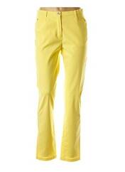 Pantalon droit jaune WEINBERG pour femme seconde vue