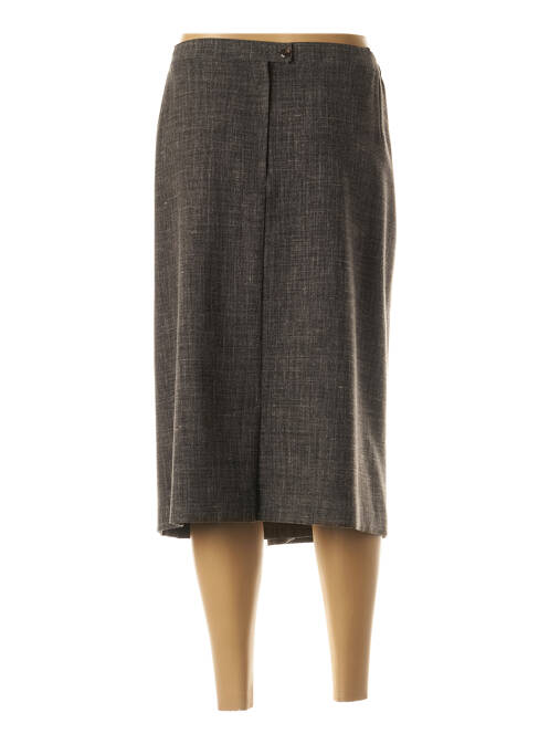 Jupe mi-longue gris MAYERLINE femme