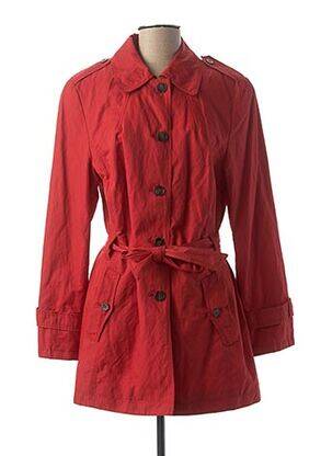 Imperméable rouge LEBEK pour femme