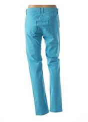 Pantalon droit bleu AU PETIT LOUVRE pour femme seconde vue