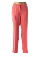 Pantalon droit orange LEBEK pour femme seconde vue