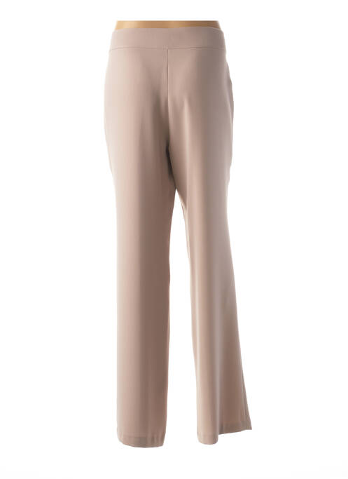 Pantalon droit beige ANNE KELLY pour femme