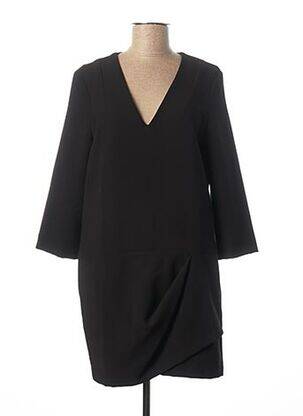 Robe courte manches 3/4 manches 3/4 noir LIVIANA CONTI femme