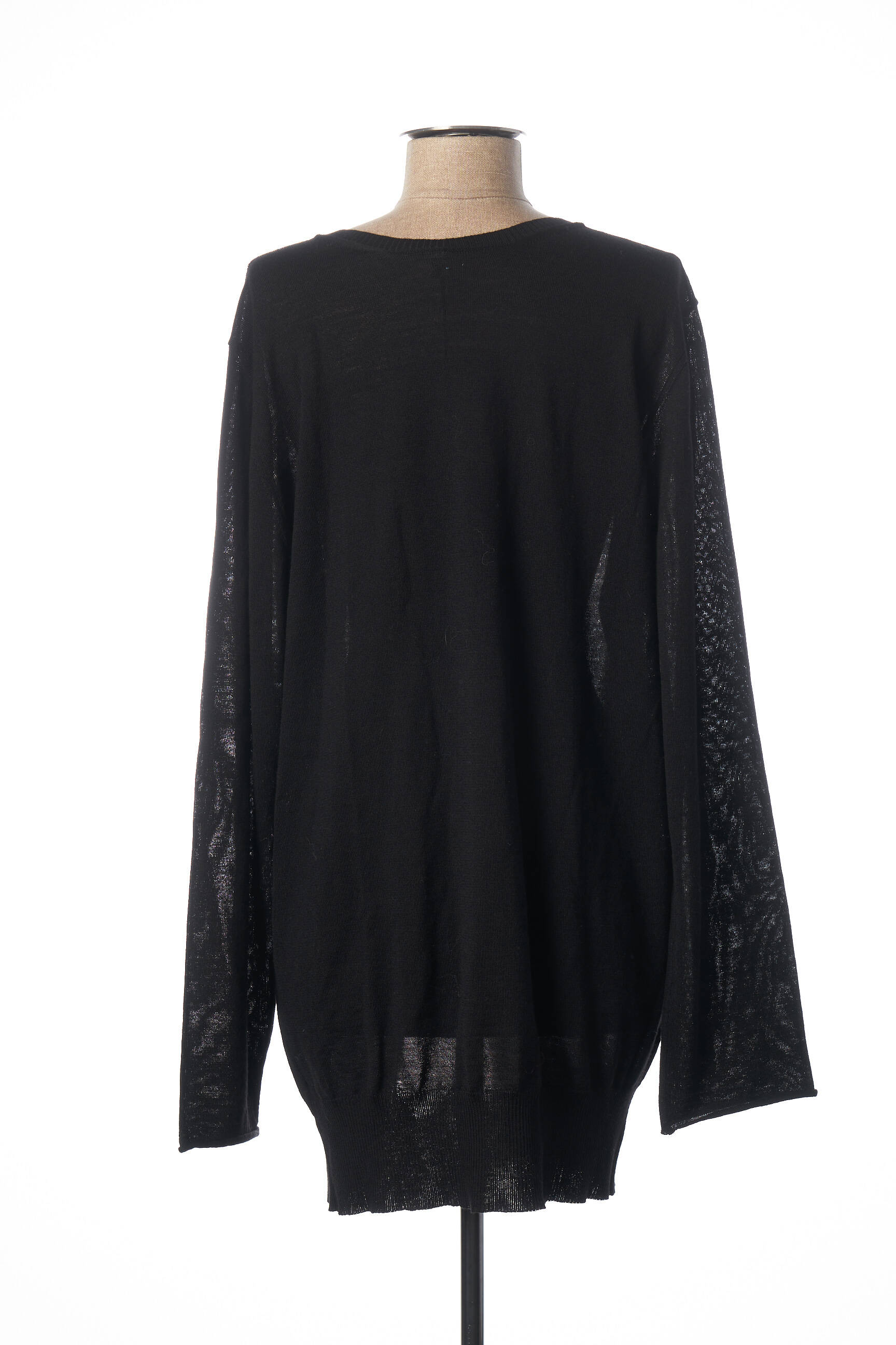 Cardigan PIER ANTONIO GASPARI Laine Mérinos - Taille M - Ivoire - Occasion Très Bon État