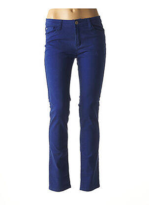 Jeans coupe slim bleu DIEGO REIGA pour femme