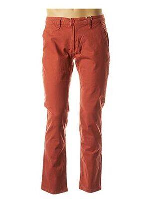 Pantalon chino orange HOPENLIFE pour homme