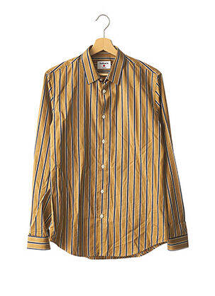Chemise manches longues manches longues marron BALIBARIS homme
