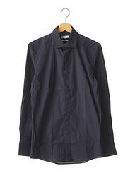 Chemise manches longues manches longues bleu REISS homme