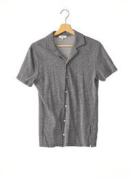 Chemise manches courtes imprimé fantaisie bleu REISS homme