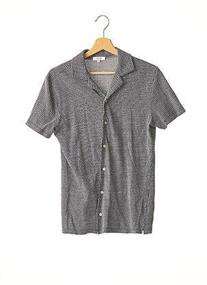 Chemise manches courtes imprimé fantaisie bleu REISS homme