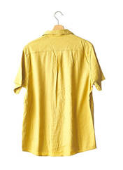 Chemise manches courtes jaune SAMSOE & SAMSOE pour homme seconde vue