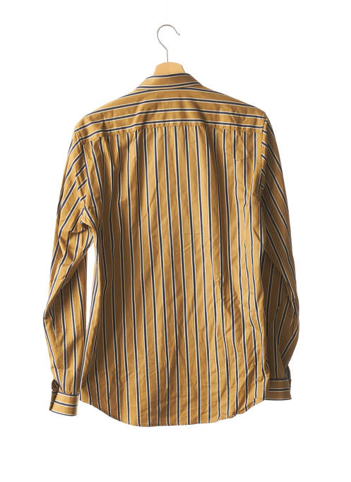 Chemise manches longues marron BALIBARIS pour homme