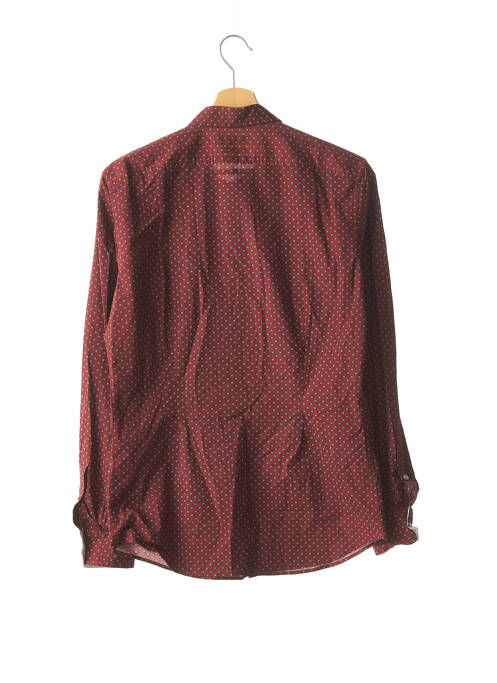 Chemise manches longues marron DIESEL pour homme