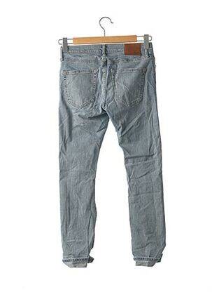 Jeans coupe slim slim taille basse bleu ABERCROMBIE & FITCH homme