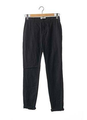 Pantalon slim fermeture zippée sous rabat boutonné taille basse bleu YOU MUST CREATE homme