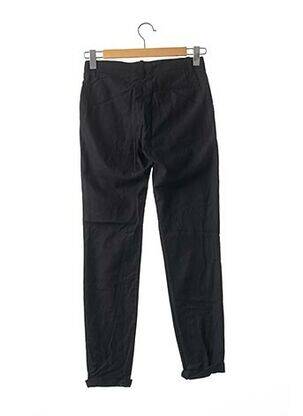 Pantalon slim fermeture zippée sous rabat boutonné taille basse bleu YOU MUST CREATE homme