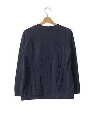 Sweat-shirt broderie manches longues bleu ÉMOI ÉMOI femme