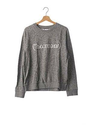 Sweat-shirt  manches longues gris HARMONY femme