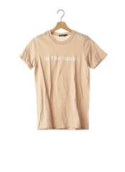 T-shirt beige NASTY GAL pour femme seconde vue