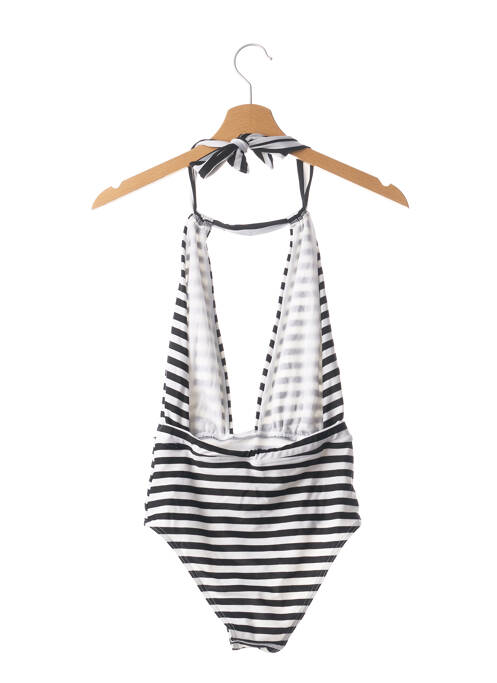 Maillot de bain 1 pièce noir SANS MARQUE pour femme