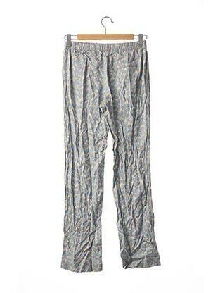 Pantalon droit tissage popeline bleu SAMSOE & SAMSOE femme