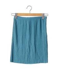 Jupe courte coupe droite bleu & OTHER STORIES femme
