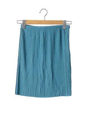 Jupe courte coupe droite bleu & OTHER STORIES femme