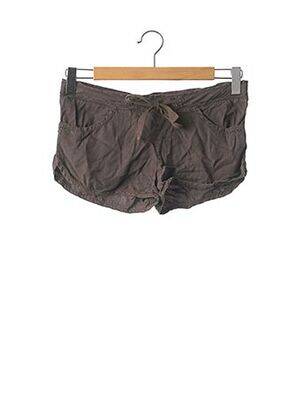 Short poches taille basse marron ET VOUS femme