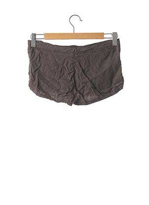 Short poches taille basse marron ET VOUS femme