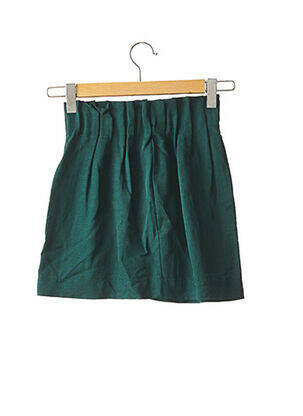 Mini-jupe taille élastique vert KARMA KOMA femme