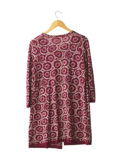 Gilet manches longues rouge BENETTON pour femme