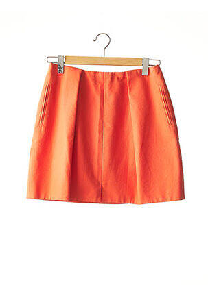 Jupe courte poches orange CARVEN femme