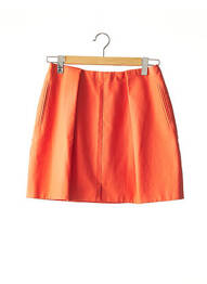 Jupe courte poches orange CARVEN femme
