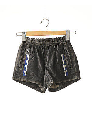 Short taille élastique noir APRIL MAY femme