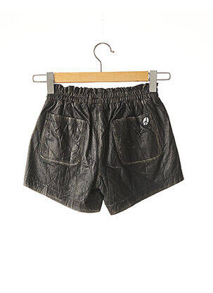 Short taille élastique noir APRIL MAY femme
