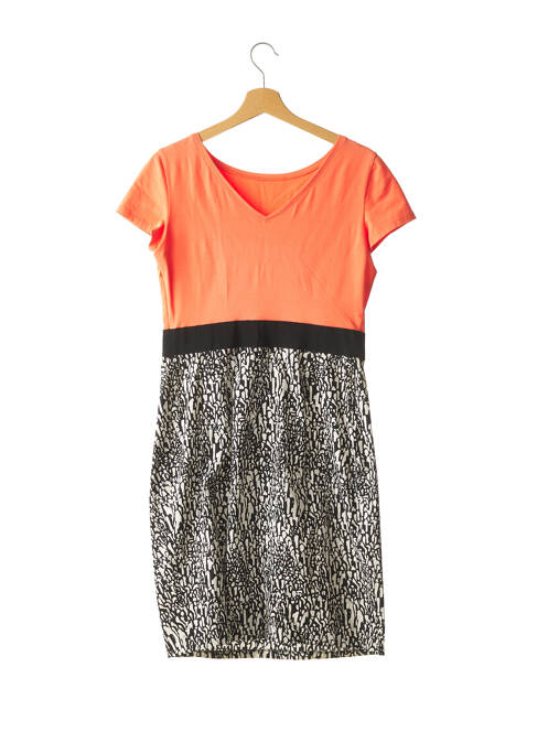 Robe mi-longue orange PAULE KA pour femme