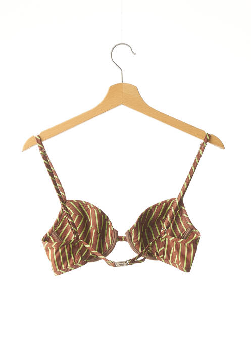 Haut de maillot de bain marron SAVE THE QUEEN pour femme