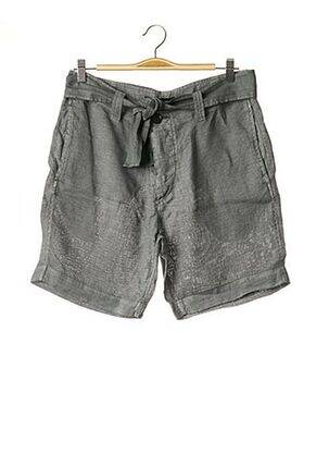Short fermeture zippée sous rabat boutonné taille normale gris ISABEL MARANT femme