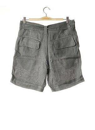 Short fermeture zippée sous rabat boutonné taille normale gris ISABEL MARANT femme