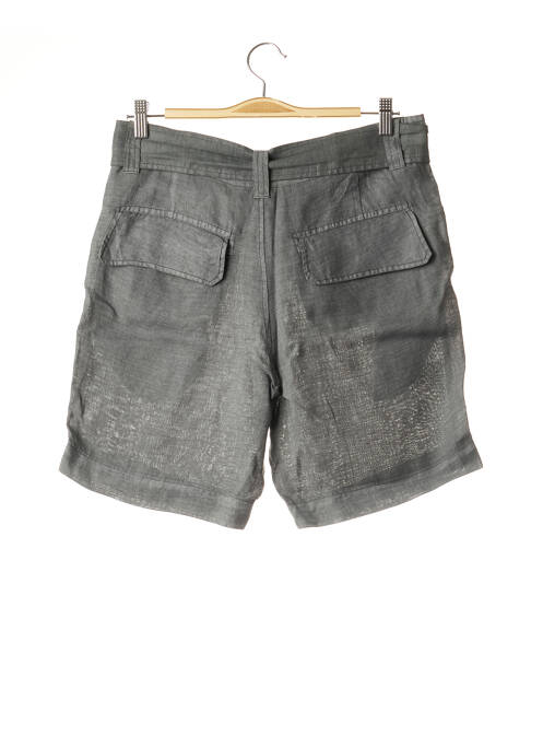 Short fermeture zippée sous rabat boutonné taille normale gris ISABEL MARANT femme