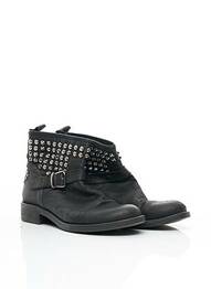 Bottines/boots matière lisse talon plat jusqu'à 3cm noir TWINSET femme