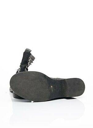 Bottines/boots matière lisse talon plat jusqu'à 3cm noir TWINSET femme