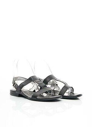 Sandales/nu pieds matière lisse talon plat jusqu'à 3cm noir FREE LANCE femme
