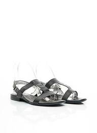 Sandales/nu pieds matière lisse talon plat jusqu'à 3cm noir FREE LANCE femme