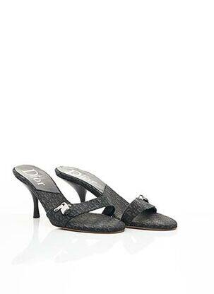Mules/Sabots noir CHRISTIAN DIOR pour femme