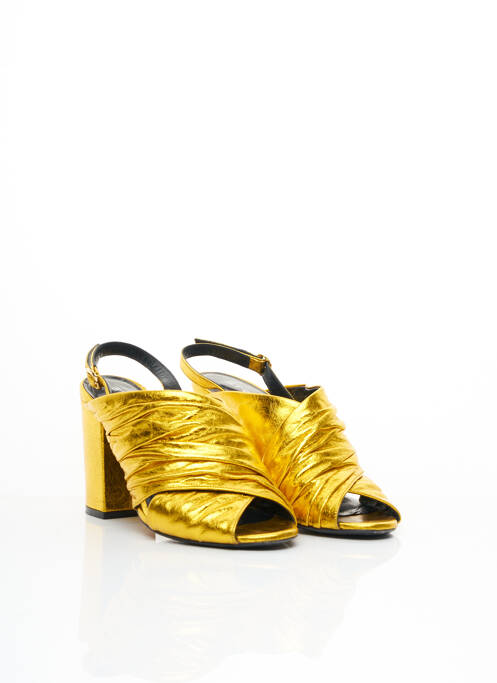 Sandales/Nu pieds jaune STRATEGIA pour femme