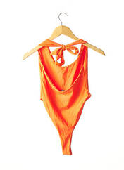 Maillot de bain 1 pièce orange PRETTY LITTLE THING pour femme seconde vue