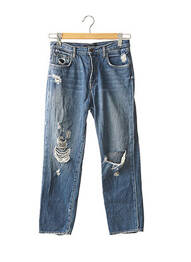 Jeans coupe slim effet usé délavé taille normale bleu J BRAND femme
