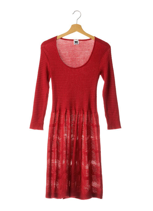 Robe mi-longue rouge MISSONI pour femme